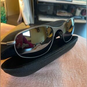 Oakley slim metallic sun glasses